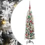 Árbol de Navidad artificial Verde 120 cm PVC, Acero y Plástico
