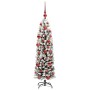 Árbol de Navidad artificial Verde 150 cm PVC, Acero y Plástico