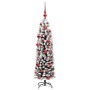 Árbol de Navidad artificial Verde 150 cm PVC, Acero y Plástico