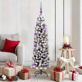 Árbol de Navidad artificial Verde 150 cm PVC, Acero y Plástico