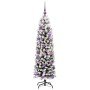 Árbol de Navidad artificial Verde 150 cm PVC, Acero y Plástico
