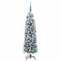 Árbol de Navidad artificial Verde 150 cm PVC, Acero y Plástico