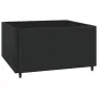 3-teiliges Gartenmöbel-Set und schwarze synthetische Rattankissen von vidaXL, Outdoor-Sofas - Ref: Foro24-319731, Preis: 215,...
