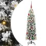 Árbol de Navidad artificial Verde 150 cm PVC, Acero y Plástico