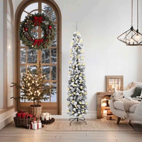 Árbol de Navidad artificial Verde 180 cm PVC, Acero y Plástico