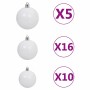 Árbol de Navidad artificial Verde 180 cm PVC, Acero y Plástico