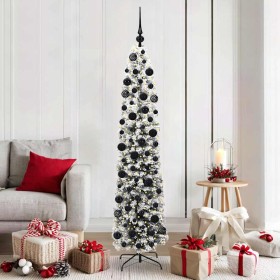 Árbol de Navidad artificial Verde 180 cm PVC, Acero y Plástico