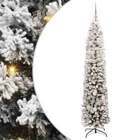 Árbol de Navidad artificial Verde 180 cm PVC, Acero y Plástico