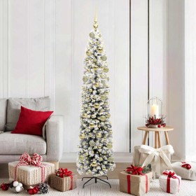 Árbol de Navidad artificial Verde 180 cm PVC, Acero y Plástico