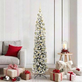 Árbol de Navidad artificial Verde 180 cm PVC, Acero y Plástico