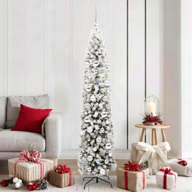 Árbol de Navidad artificial Verde 180 cm PVC, Acero y Plástico