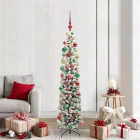 Árbol de Navidad artificial Verde 180 cm PVC, Acero y Plástico