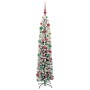 Árbol de Navidad artificial Verde 180 cm PVC, Acero y Plástico