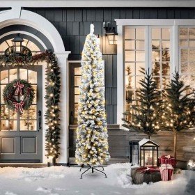 Árbol de Navidad artificial Verde 210 cm PVC, Acero y Plástico