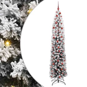 Árbol de Navidad artificial Verde 210 cm PVC, Acero y Plástico