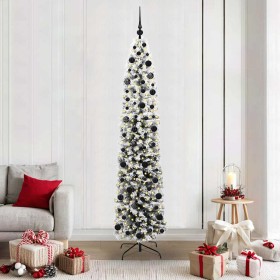 Árbol de Navidad artificial Verde 210 cm PVC, Acero y Plástico
