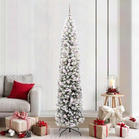 Árbol de Navidad artificial Verde 210 cm PVC, Acero y Plástico