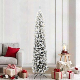 Árbol de Navidad artificial Verde 210 cm PVC, Acero y Plástico