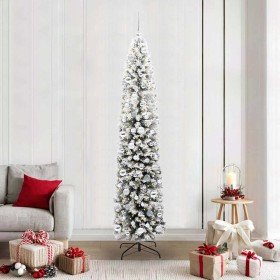 Árbol de Navidad artificial Verde 210 cm PVC, Acero y Plástico
