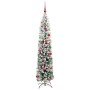 Árbol de Navidad artificial Verde 210 cm PVC, Acero y Plástico