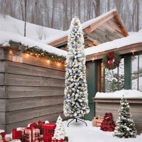 Árbol de Navidad artificial Verde 240 cm PVC, Acero y Plástico
