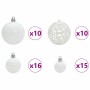Árbol de Navidad artificial Verde 240 cm PVC, Acero y Plástico