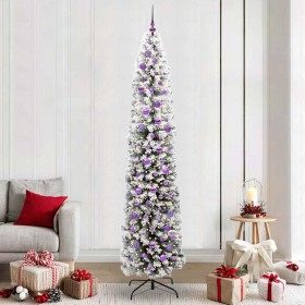 Árbol de Navidad artificial Verde 240 cm PVC, Acero y Plástico