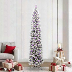Árbol de Navidad artificial Verde 240 cm PVC, Acero y Plástico