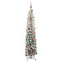 Árbol de Navidad artificial Verde 240 cm PVC, Acero y Plástico