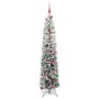 Árbol de Navidad artificial Verde 240 cm PVC, Acero y Plástico