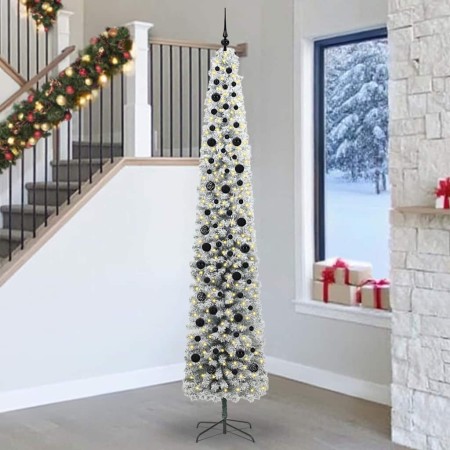 Árbol de Navidad artificial Verde 270 cm PVC, Acero y Plástico