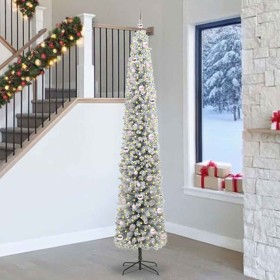 Árbol de Navidad artificial Verde 270 cm PVC, Acero y Plástico