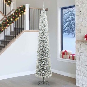 Árbol de Navidad artificial Verde 270 cm PVC, Acero y Plástico
