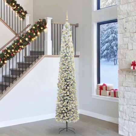 Árbol de Navidad artificial Verde 270 cm PVC, Acero y Plástico
