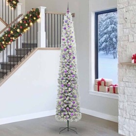 Árbol de Navidad artificial Verde 270 cm PVC, Acero y Plástico