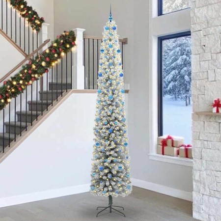 Árbol de Navidad artificial Verde 300 cm PVC, Acero y Plástico