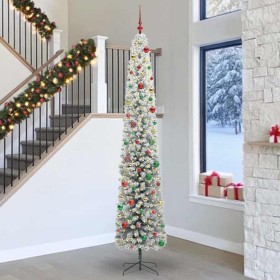 Árbol de Navidad artificial Verde 300 cm PVC, Acero y Plástico