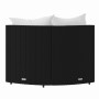 Garden corner sofas with cushions 2 pcs black synthetic rattan by vidaXL, Outdoor sofas - Ref: Foro24-319742, Price: 155,81 €...