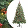 Árbol de Navidad artificial Verde 240 cm PVC y Metal