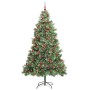 Árbol de Navidad artificial Verde 240 cm PVC y Metal