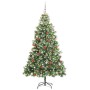 Árbol de Navidad artificial Verde 240 cm PVC y Metal