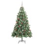 Árbol de Navidad artificial Verde 240 cm PVC y Metal