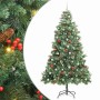 Árbol de Navidad artificial Verde 240 cm PVC y Metal