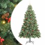 Árbol de Navidad artificial Verde 240 cm PVC y Metal