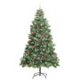 Árbol de Navidad artificial Verde 240 cm PVC y Metal