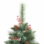 Árbol de Navidad artificial Verde 240 cm PVC y Metal