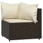 Garden corner sofas with cushions 2 units brown synthetic rattan by vidaXL, Outdoor sofas - Ref: Foro24-319758, Price: 154,09...
