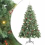 Árbol de Navidad artificial Verde 240 cm PVC y Metal