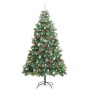 Árbol de Navidad artificial Verde 240 cm PVC y Metal