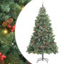 Árbol de Navidad artificial Verde 240 cm PVC y Metal